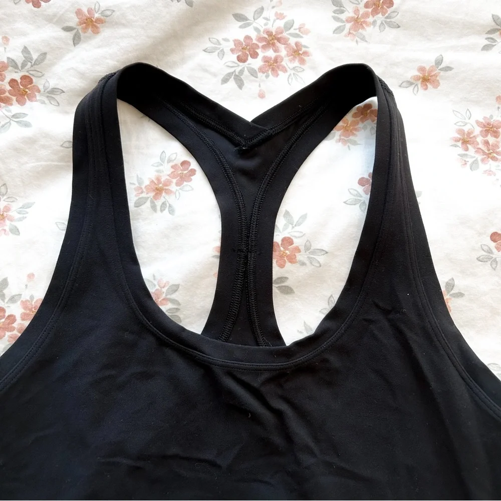Lululemon Black Racerback Tank - Picture 2 of 5